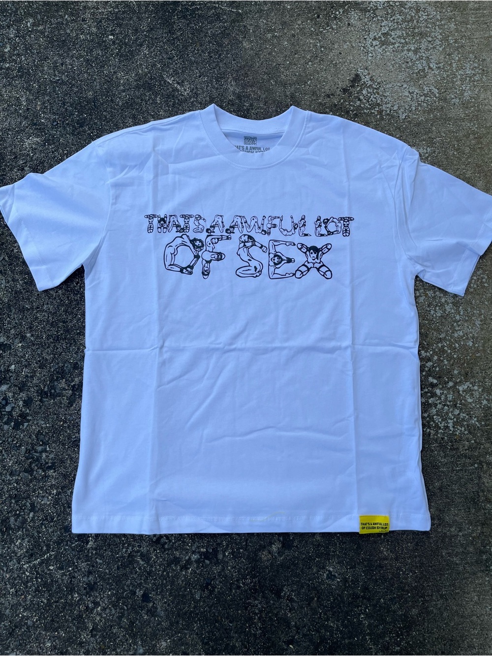 That’s A Awful Lot Of Sex Graphic Tee - White